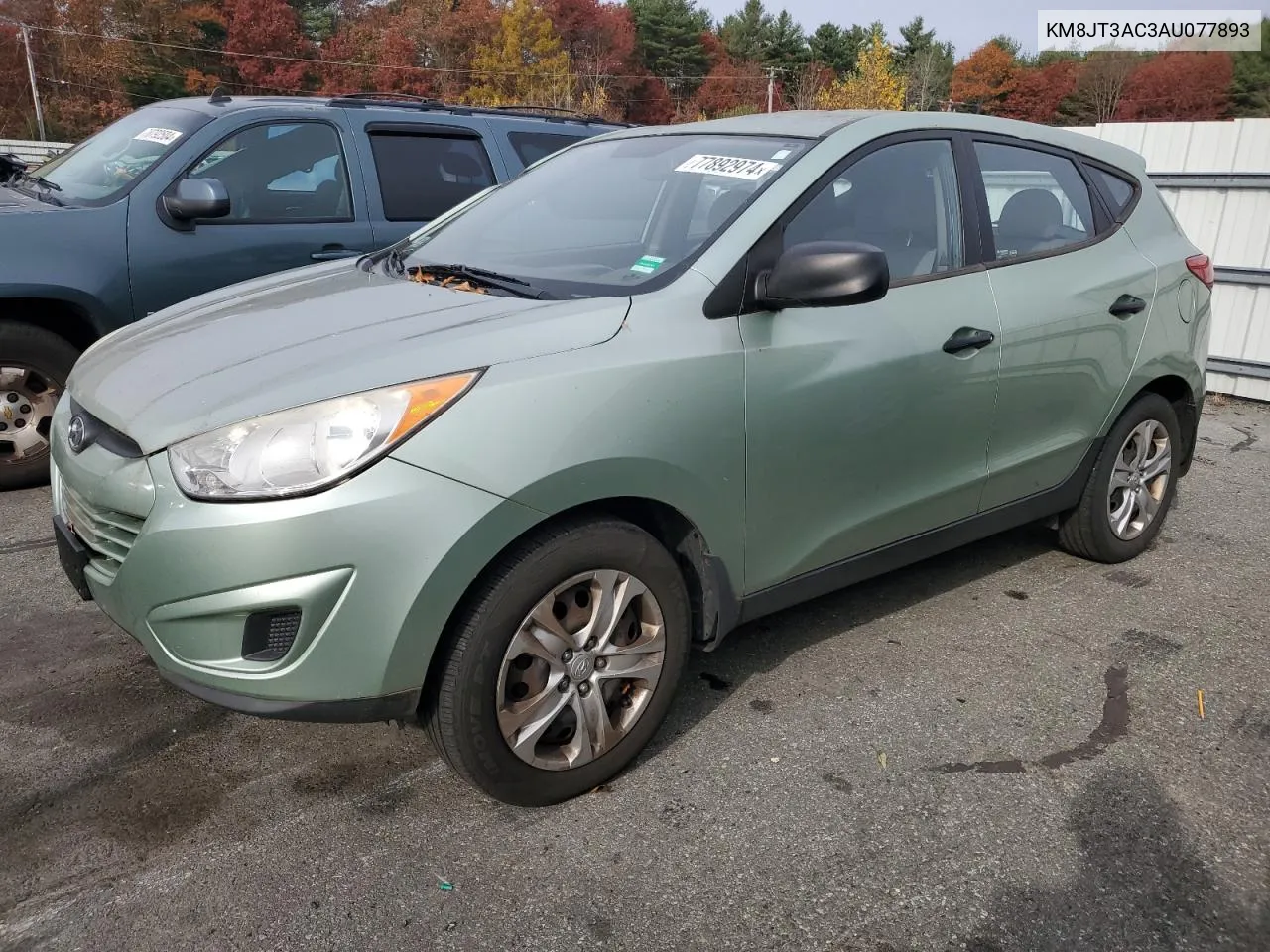 2010 Hyundai Tucson Gls VIN: KM8JT3AC3AU077893 Lot: 77892974