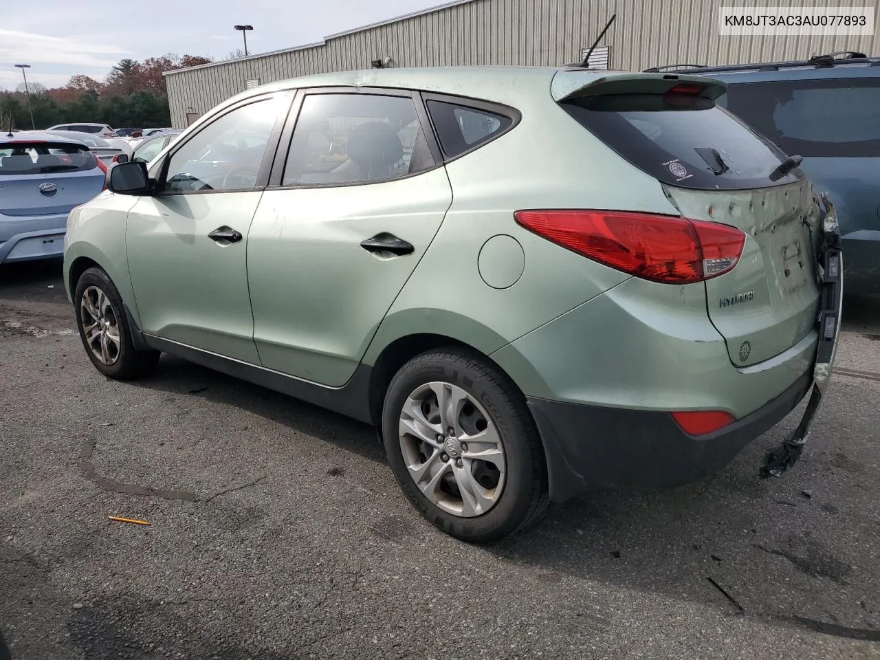 2010 Hyundai Tucson Gls VIN: KM8JT3AC3AU077893 Lot: 77892974