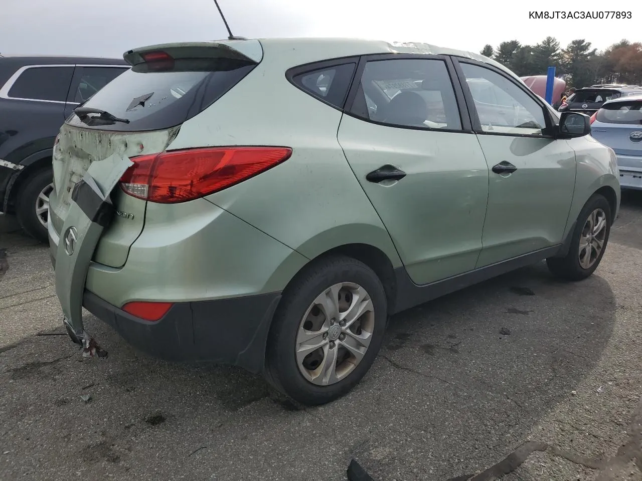 2010 Hyundai Tucson Gls VIN: KM8JT3AC3AU077893 Lot: 77892974