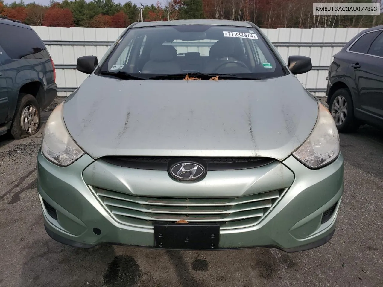 2010 Hyundai Tucson Gls VIN: KM8JT3AC3AU077893 Lot: 77892974