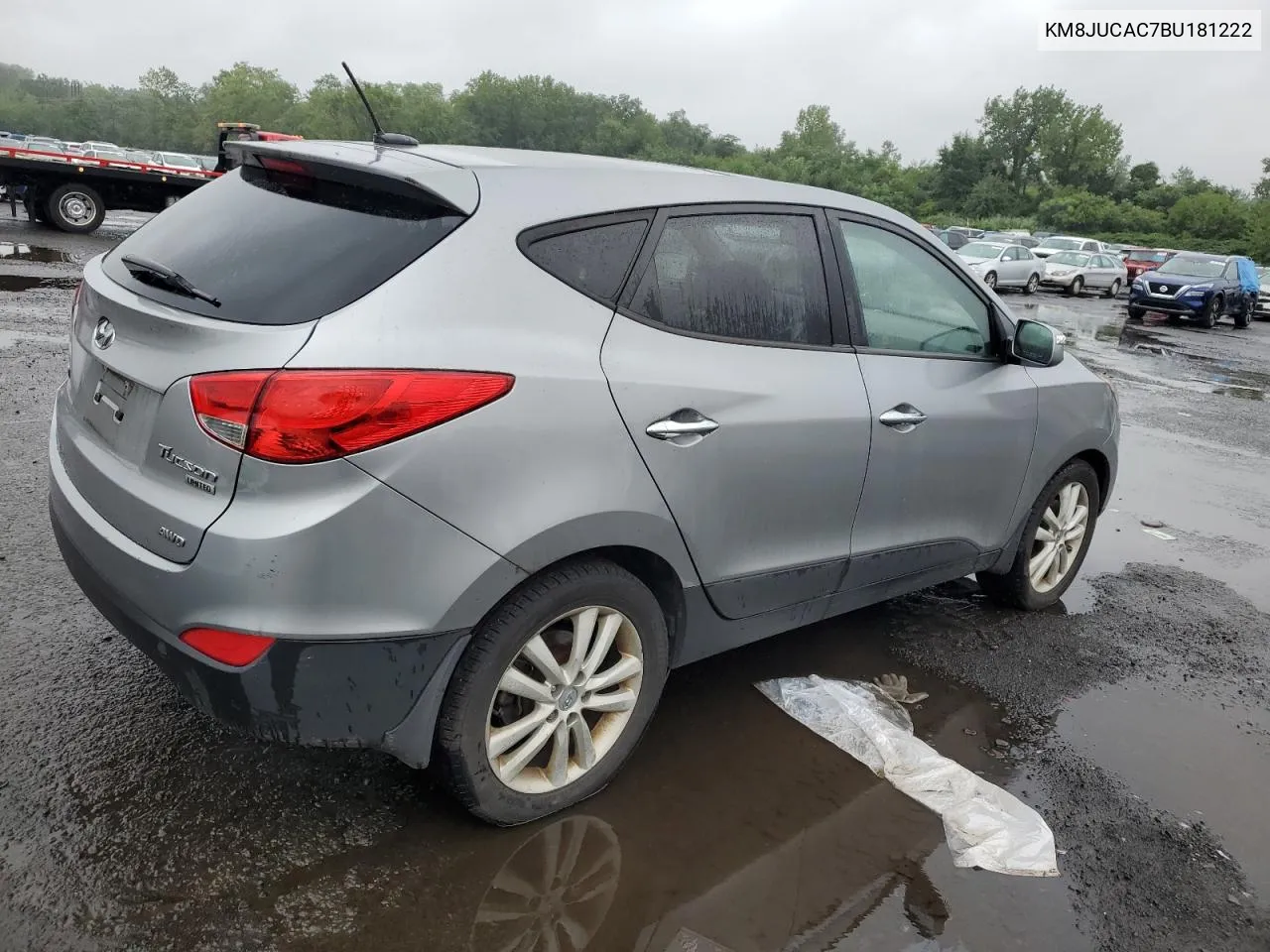 2011 Hyundai Tucson Gls VIN: KM8JUCAC7BU181222 Lot: 66390594