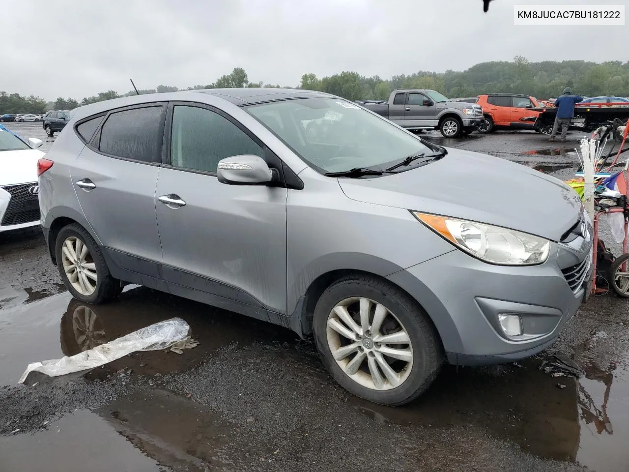 2011 Hyundai Tucson Gls VIN: KM8JUCAC7BU181222 Lot: 66390594