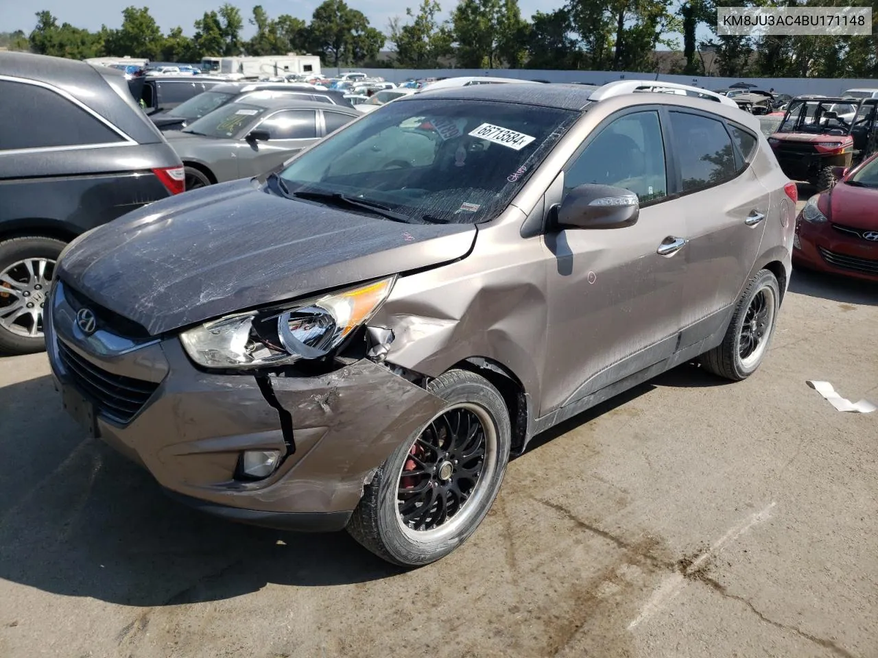 2011 Hyundai Tucson Gls VIN: KM8JU3AC4BU171148 Lot: 66713584