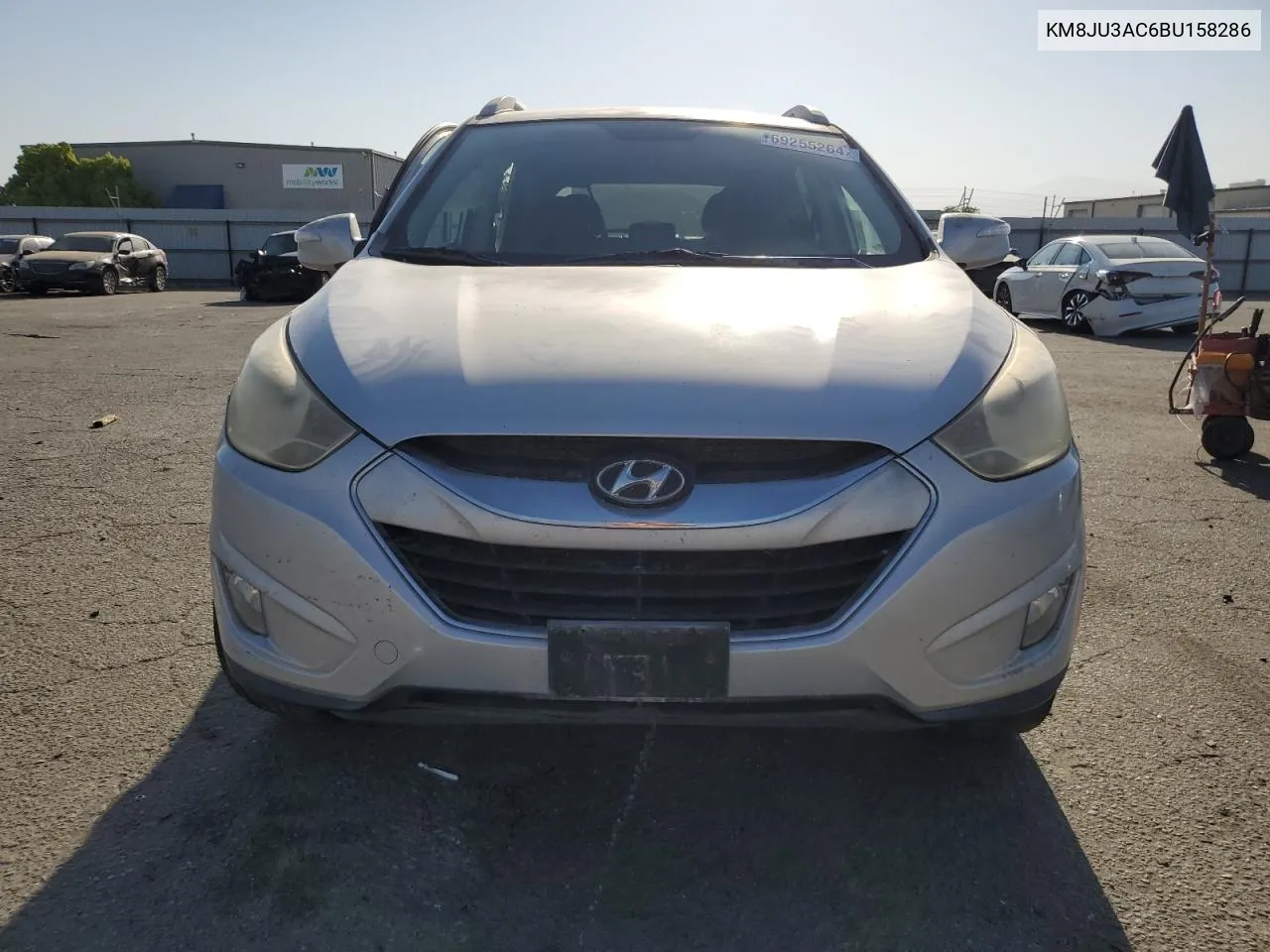 2011 Hyundai Tucson Gls VIN: KM8JU3AC6BU158286 Lot: 69255264