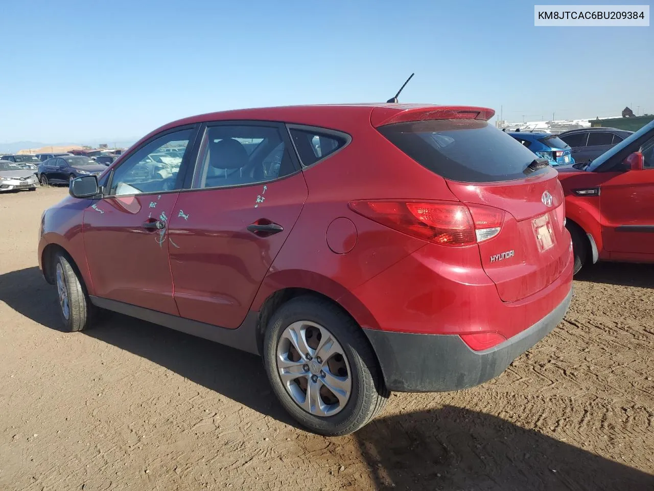 2011 Hyundai Tucson Gl VIN: KM8JTCAC6BU209384 Lot: 69322404