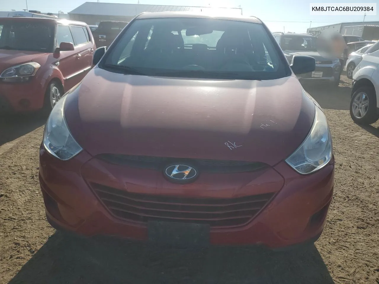 2011 Hyundai Tucson Gl VIN: KM8JTCAC6BU209384 Lot: 69322404