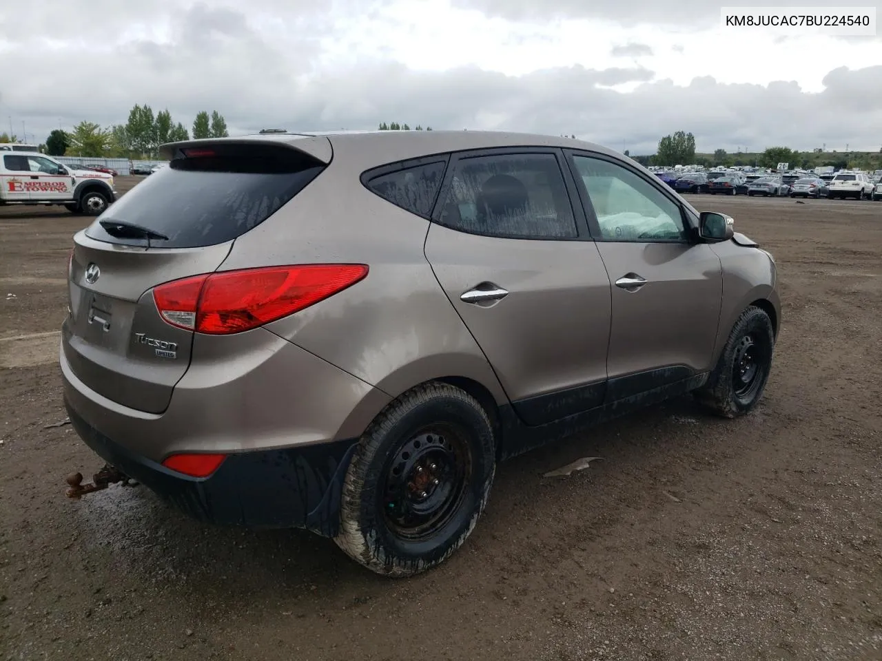 2011 Hyundai Tucson Gls VIN: KM8JUCAC7BU224540 Lot: 70833464