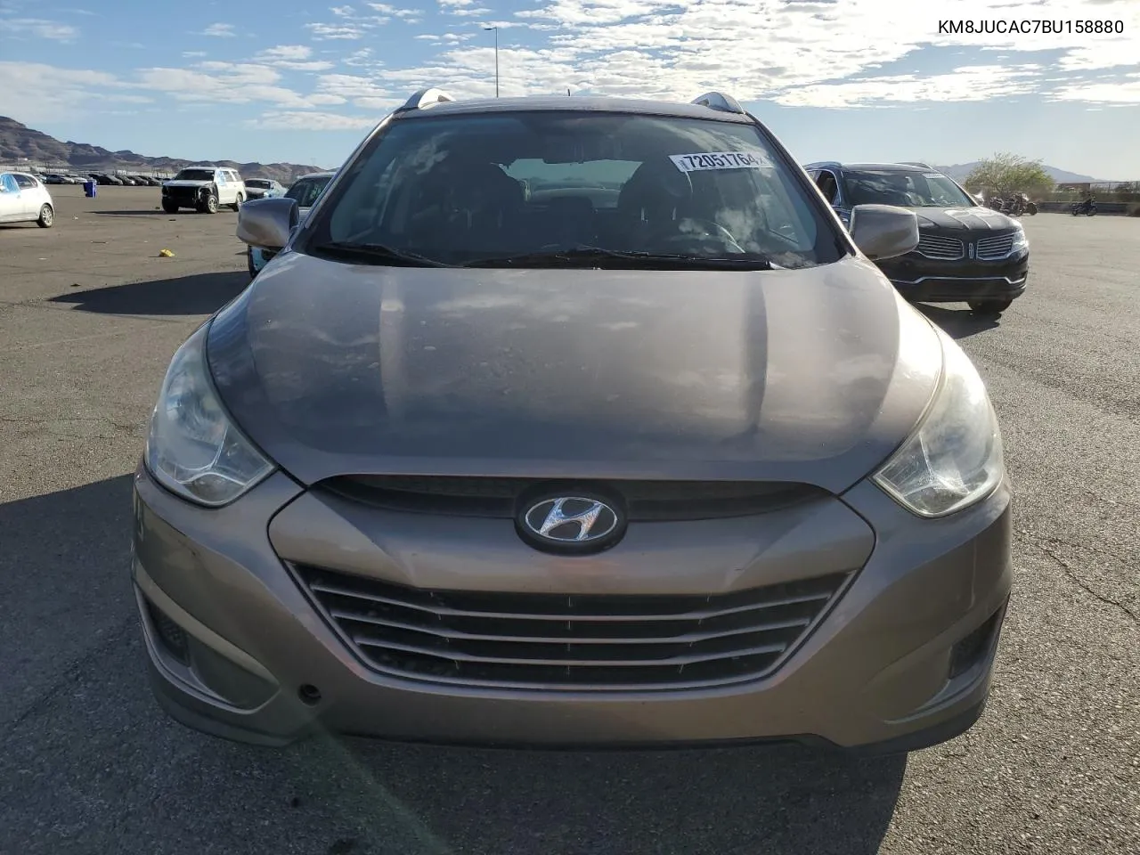 2011 Hyundai Tucson Gls VIN: KM8JUCAC7BU158880 Lot: 72051764