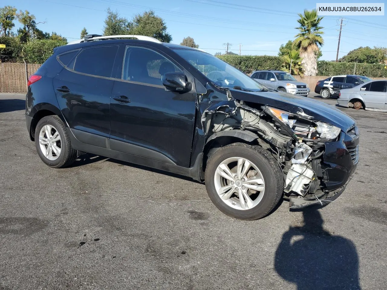 2011 Hyundai Tucson Gls VIN: KM8JU3AC8BU262634 Lot: 72272564