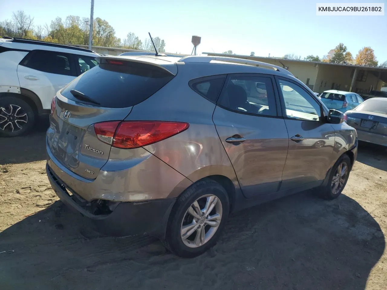 2011 Hyundai Tucson Gls VIN: KM8JUCAC9BU261802 Lot: 72623124