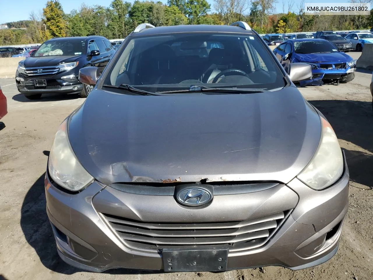 2011 Hyundai Tucson Gls VIN: KM8JUCAC9BU261802 Lot: 72623124