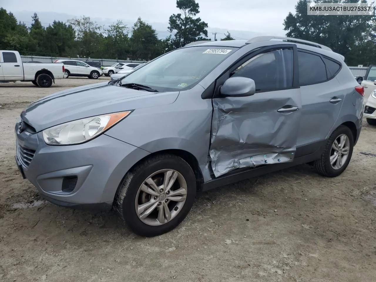 2011 Hyundai Tucson Gls VIN: KM8JU3AC1BU275337 Lot: 72953794