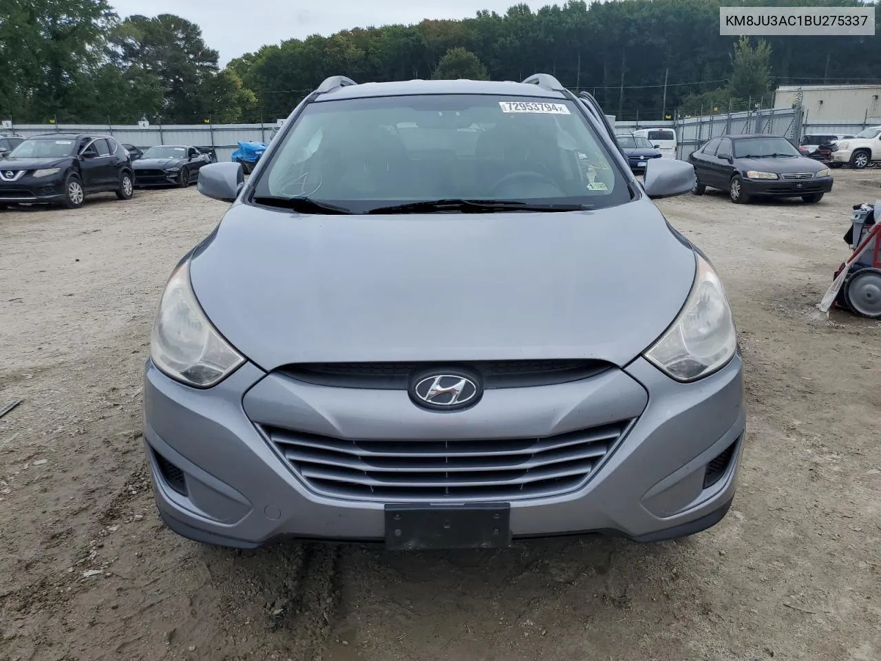 2011 Hyundai Tucson Gls VIN: KM8JU3AC1BU275337 Lot: 72953794