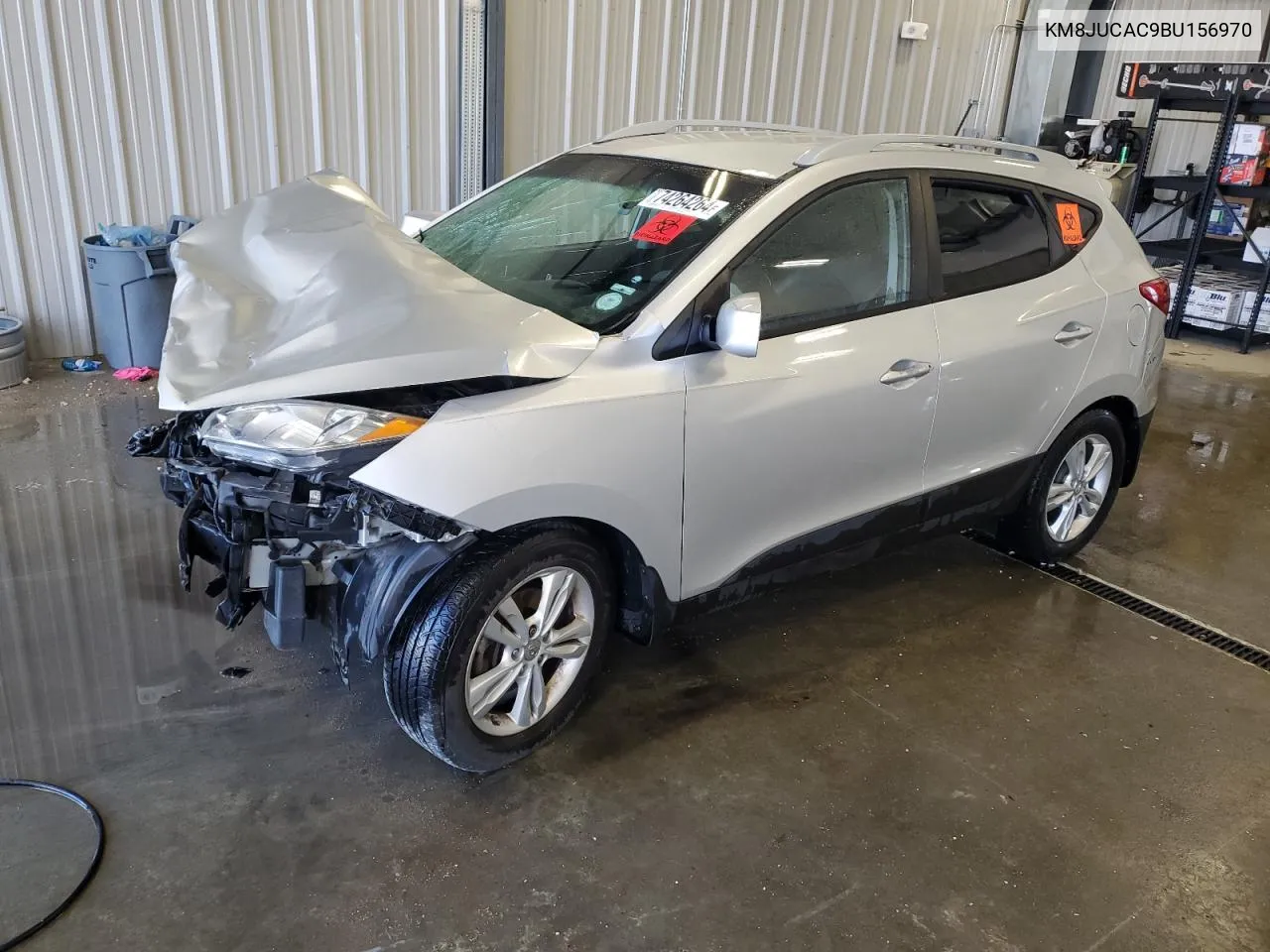 2011 Hyundai Tucson Gls VIN: KM8JUCAC9BU156970 Lot: 74264264