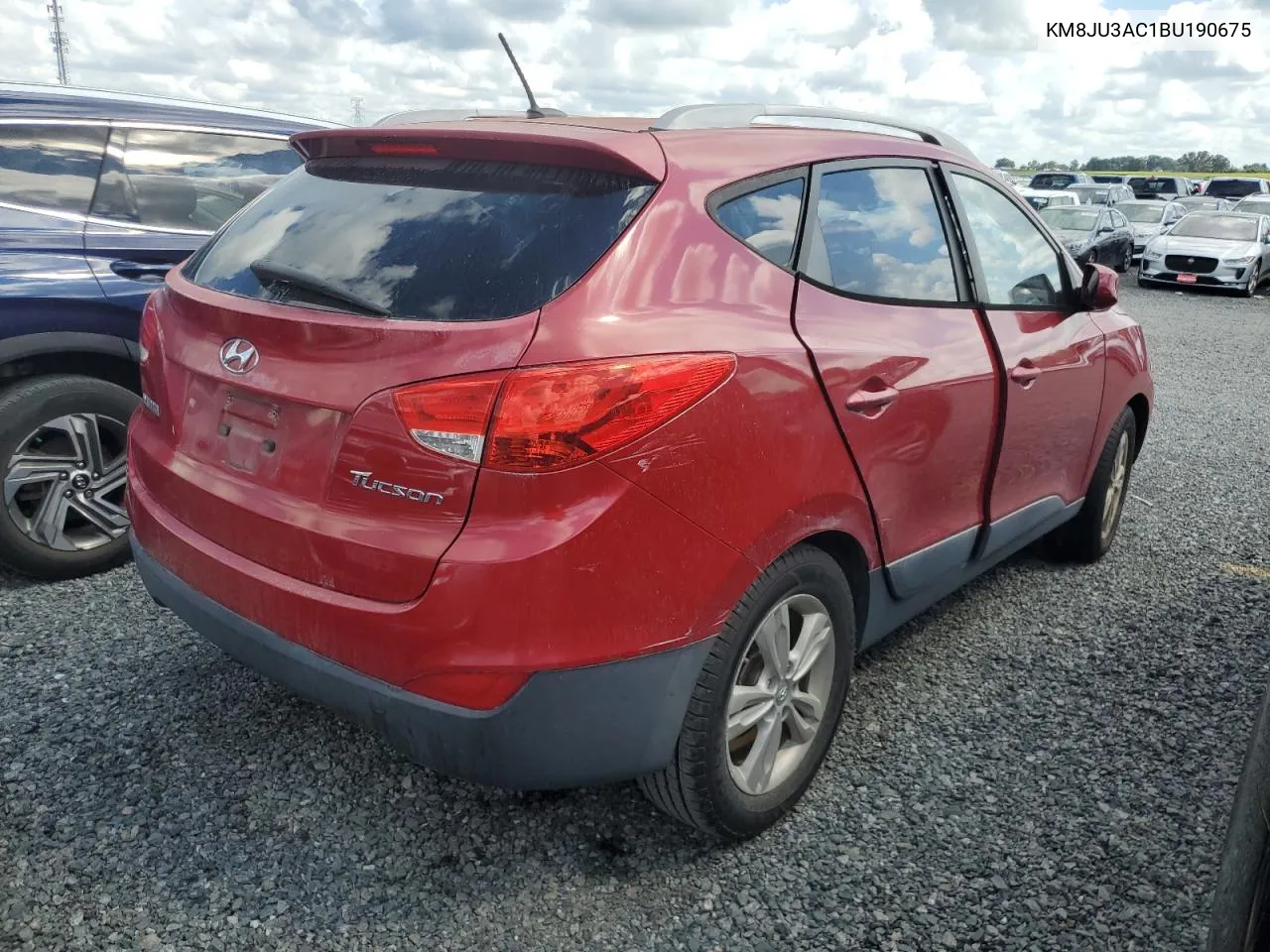 2011 Hyundai Tucson Gls VIN: KM8JU3AC1BU190675 Lot: 74384124