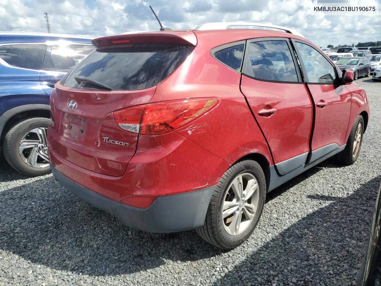 2011 Hyundai Tucson Gls VIN: KM8JU3AC1BU190675 Lot: 74384124