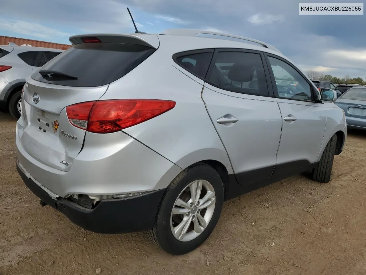 2011 Hyundai Tucson Gls VIN: KM8JUCACXBU226055 Lot: 74624884