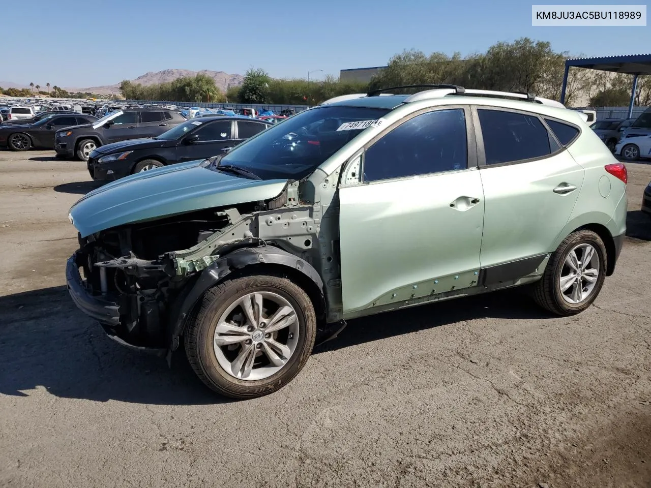 2011 Hyundai Tucson Gls VIN: KM8JU3AC5BU118989 Lot: 74971864