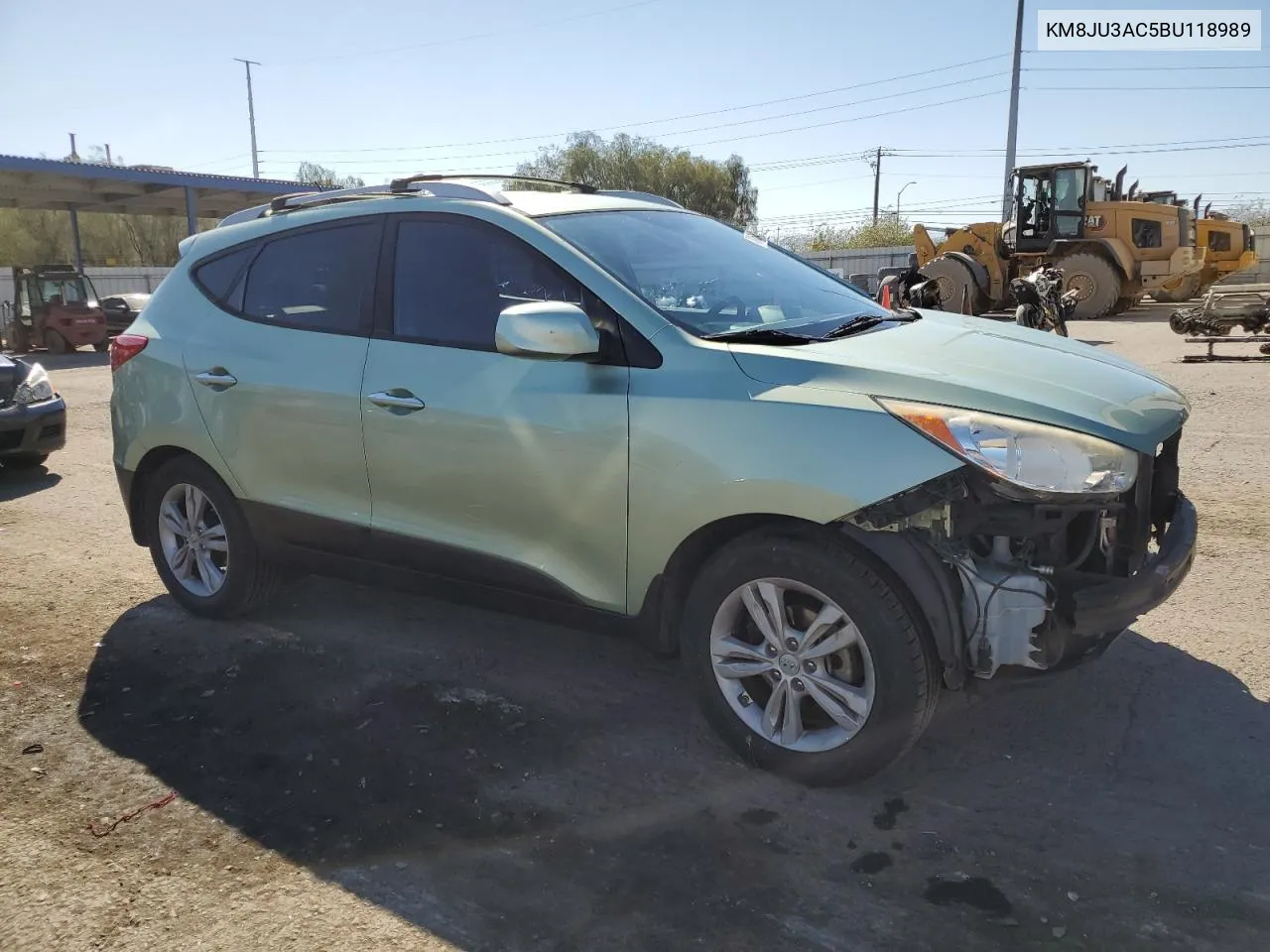 2011 Hyundai Tucson Gls VIN: KM8JU3AC5BU118989 Lot: 74971864