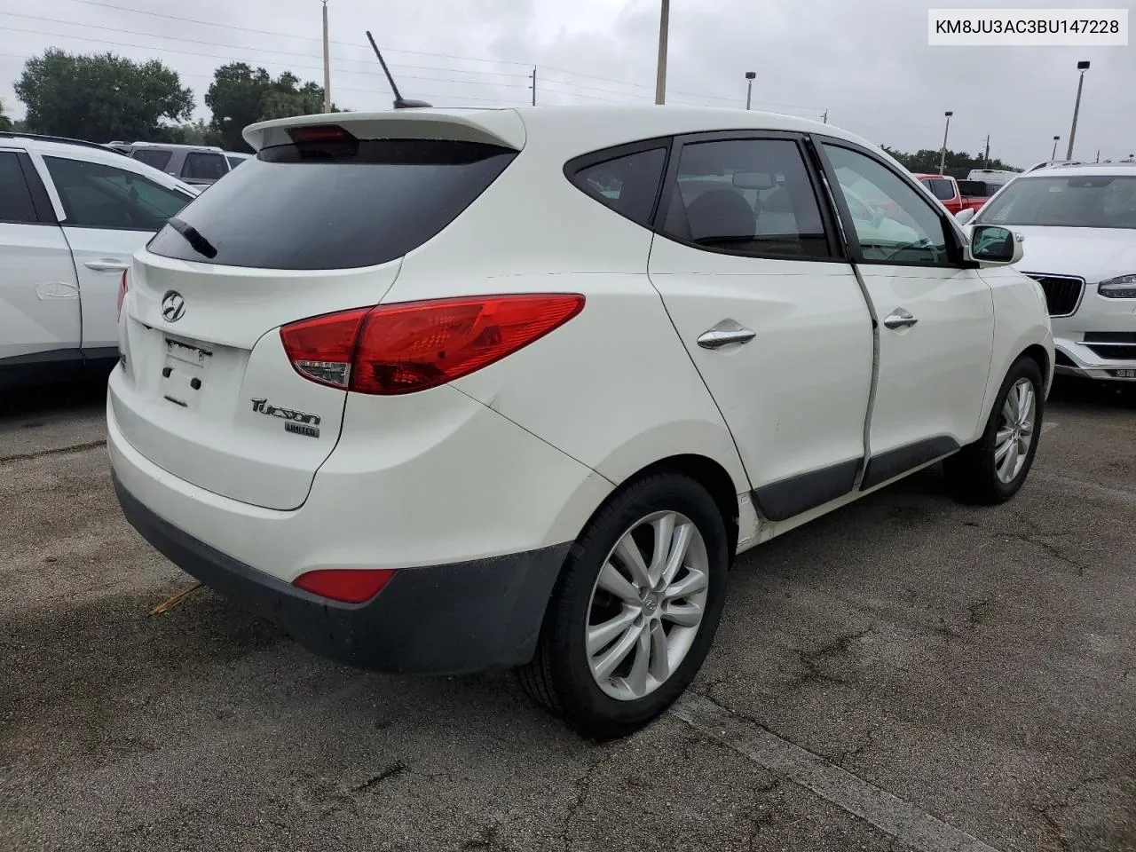 2011 Hyundai Tucson Gls VIN: KM8JU3AC3BU147228 Lot: 75056644