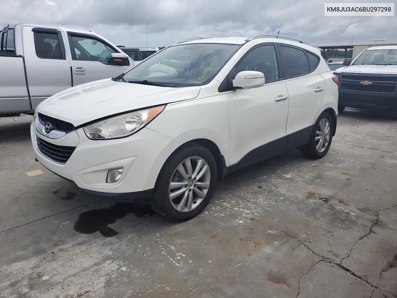 2011 Hyundai Tucson Gls VIN: KM8JU3AC6BU297298 Lot: 75099184