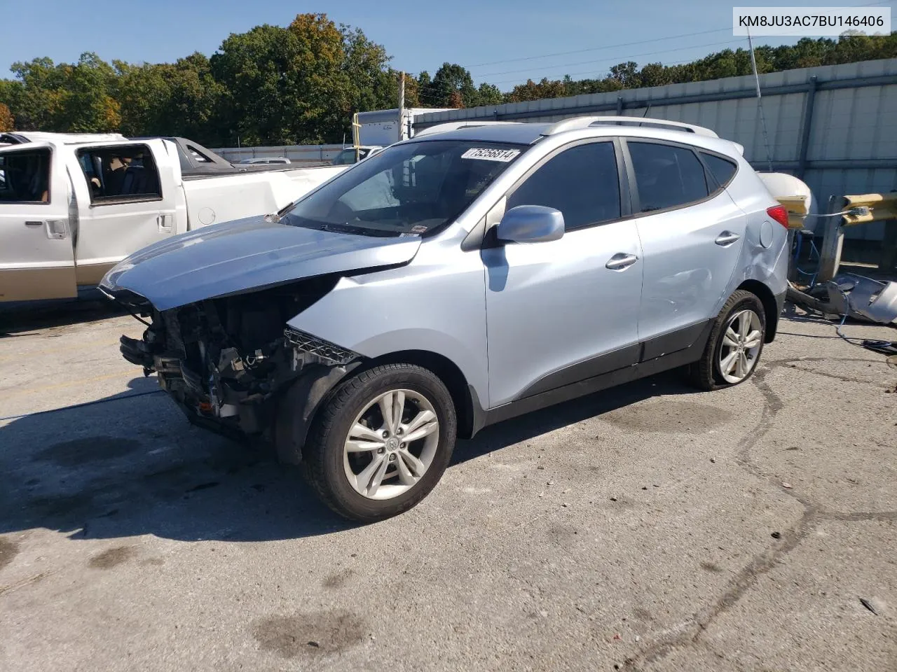 2011 Hyundai Tucson Gls VIN: KM8JU3AC7BU146406 Lot: 75256814