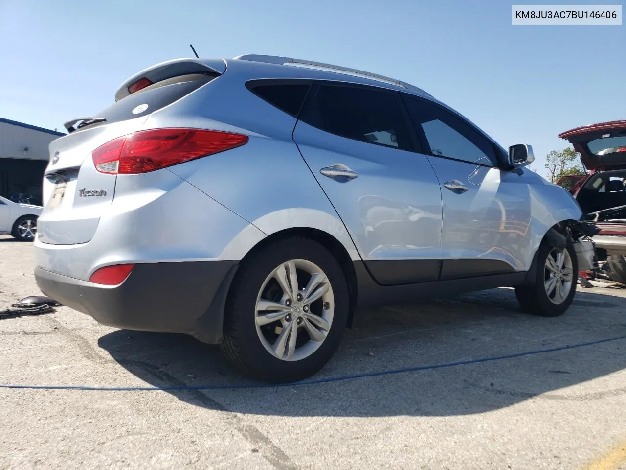 2011 Hyundai Tucson Gls VIN: KM8JU3AC7BU146406 Lot: 75256814