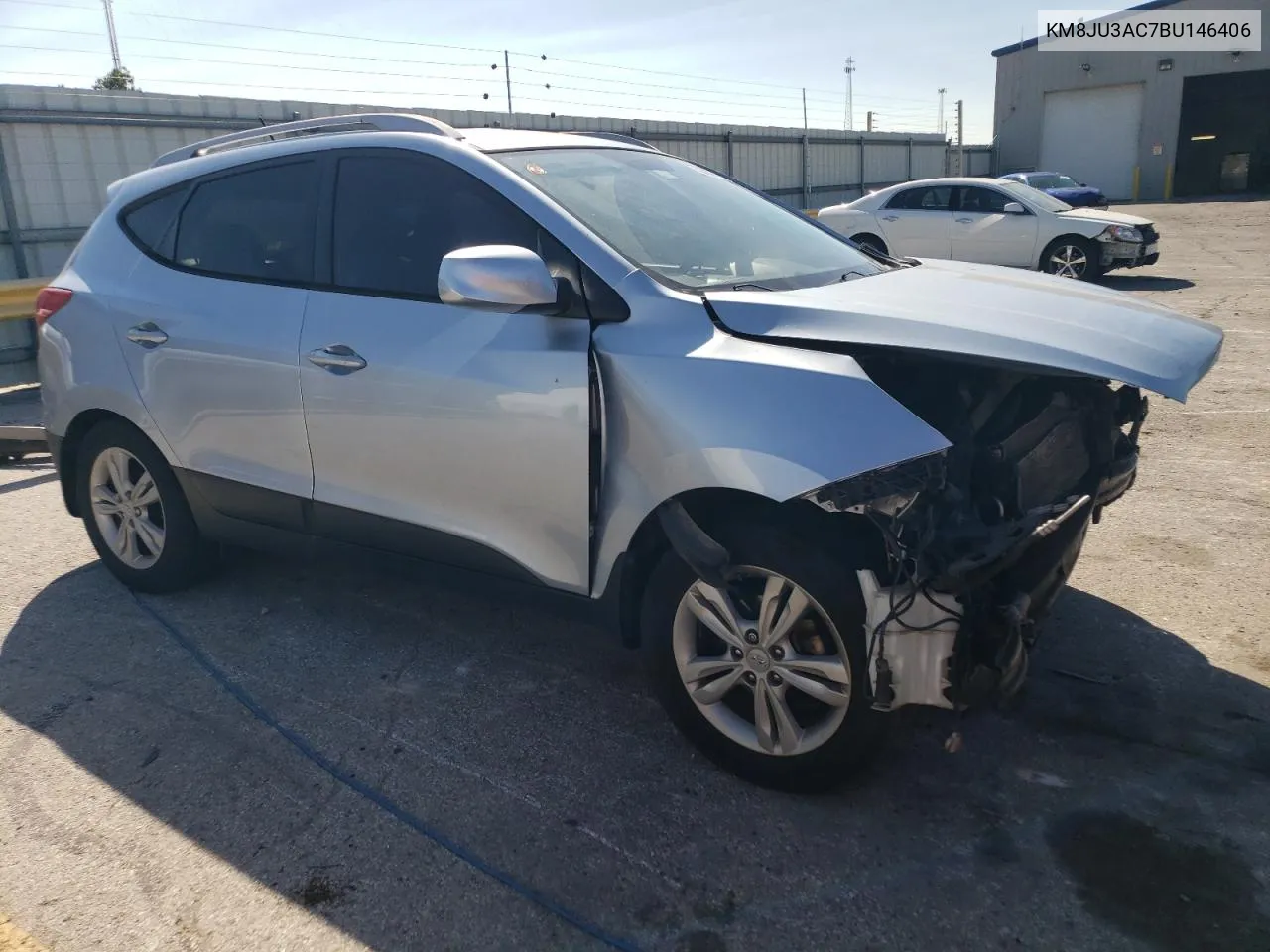 2011 Hyundai Tucson Gls VIN: KM8JU3AC7BU146406 Lot: 75256814