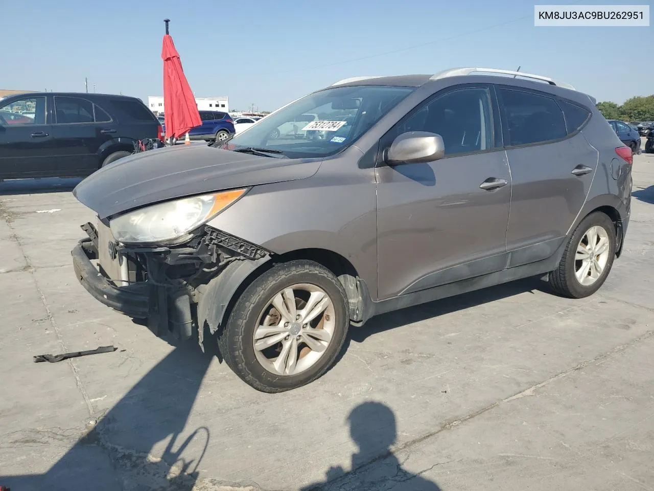 2011 Hyundai Tucson Gls VIN: KM8JU3AC9BU262951 Lot: 75312784