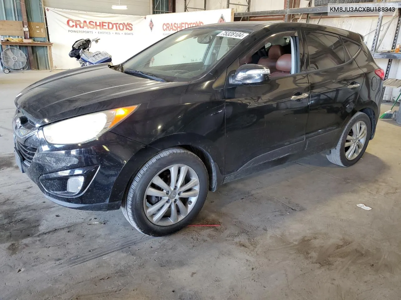 2011 Hyundai Tucson Gls VIN: KM8JU3ACXBU188343 Lot: 75328104