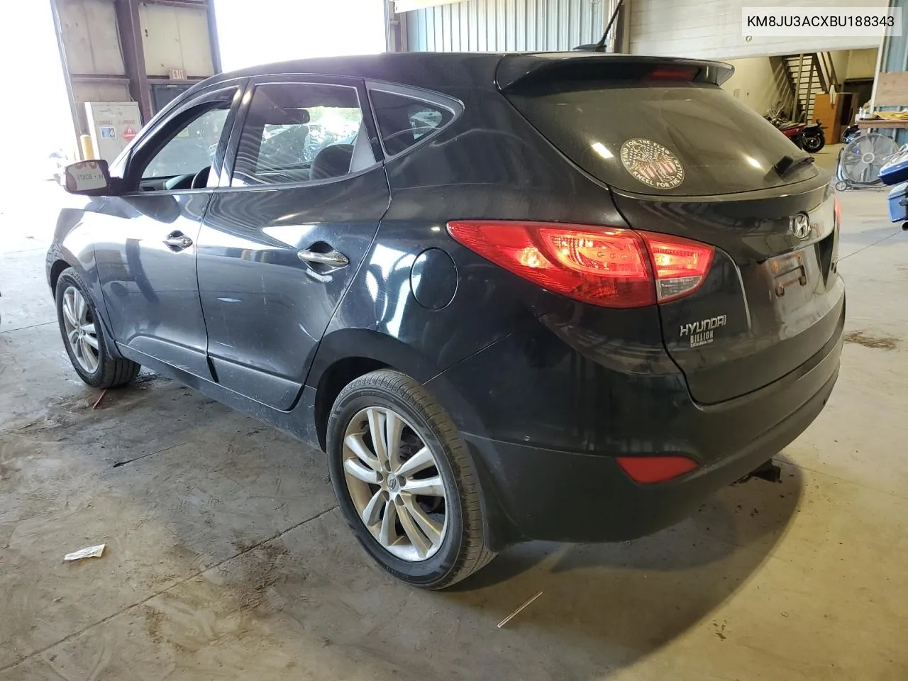 2011 Hyundai Tucson Gls VIN: KM8JU3ACXBU188343 Lot: 75328104