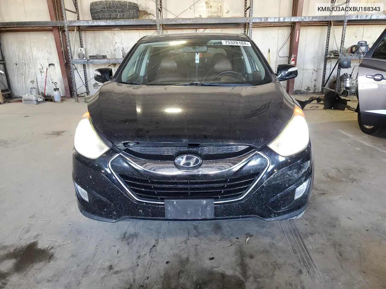 2011 Hyundai Tucson Gls VIN: KM8JU3ACXBU188343 Lot: 75328104