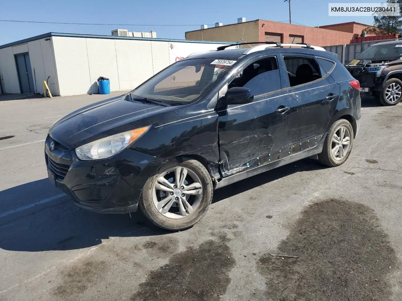 2011 Hyundai Tucson Gls VIN: KM8JU3AC2BU230441 Lot: 75539754