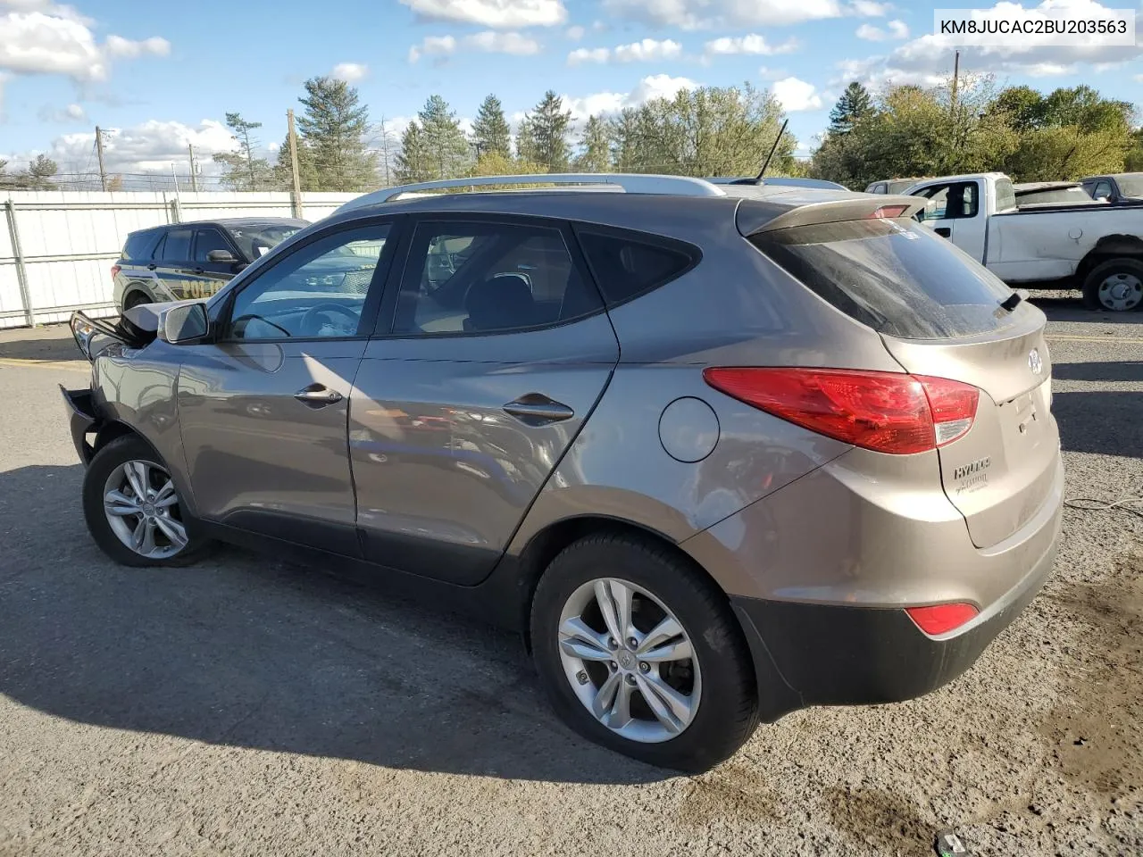 2011 Hyundai Tucson Gls VIN: KM8JUCAC2BU203563 Lot: 75635084