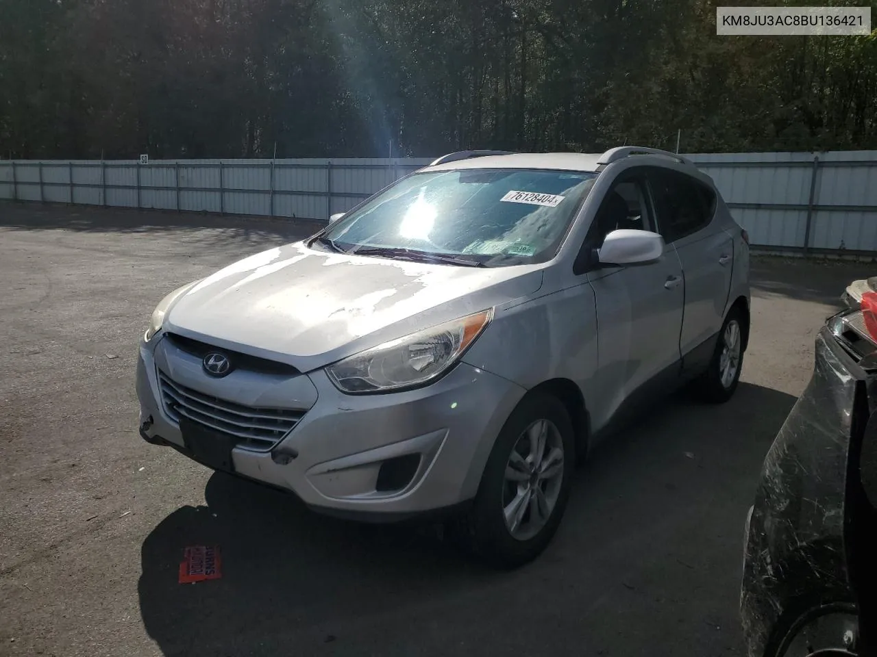 2011 Hyundai Tucson Gls VIN: KM8JU3AC8BU136421 Lot: 76128404