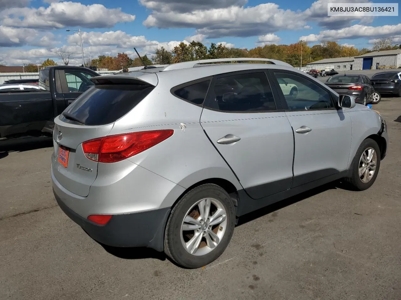 2011 Hyundai Tucson Gls VIN: KM8JU3AC8BU136421 Lot: 76128404