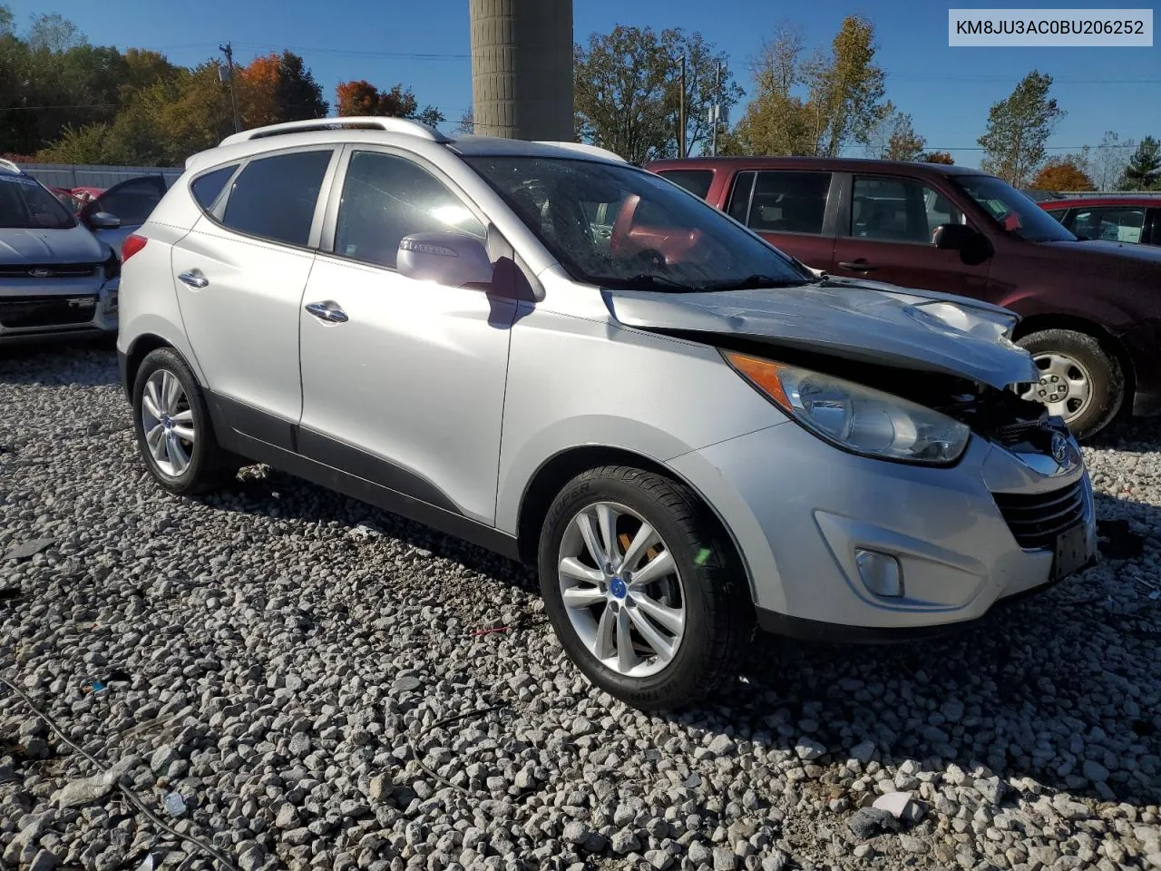 2011 Hyundai Tucson Gls VIN: KM8JU3AC0BU206252 Lot: 76134164