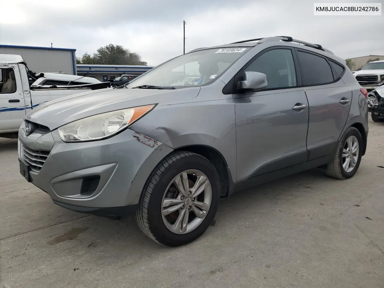 2011 Hyundai Tucson Gls VIN: KM8JUCAC8BU242786 Lot: 76169634