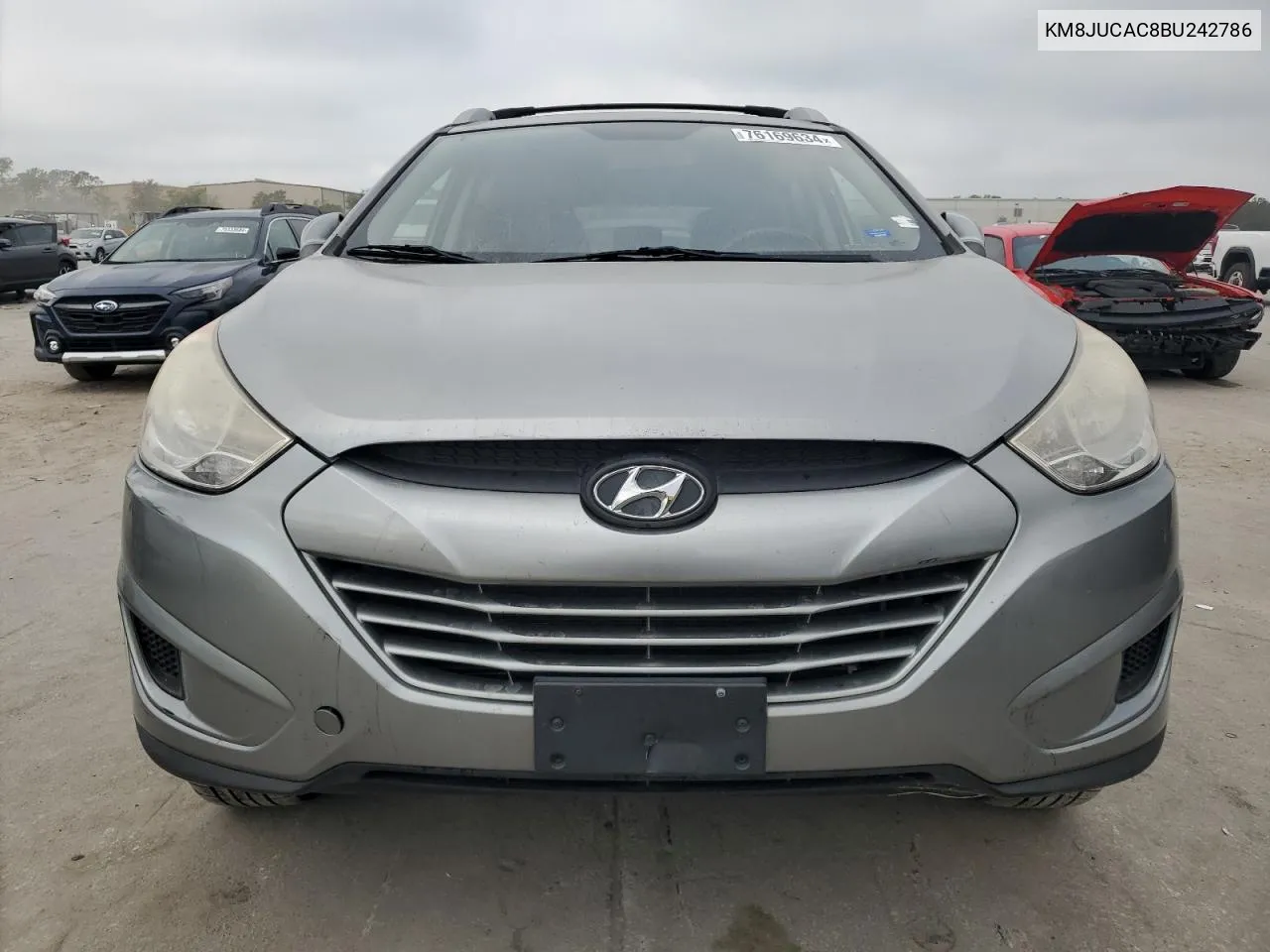 2011 Hyundai Tucson Gls VIN: KM8JUCAC8BU242786 Lot: 76169634