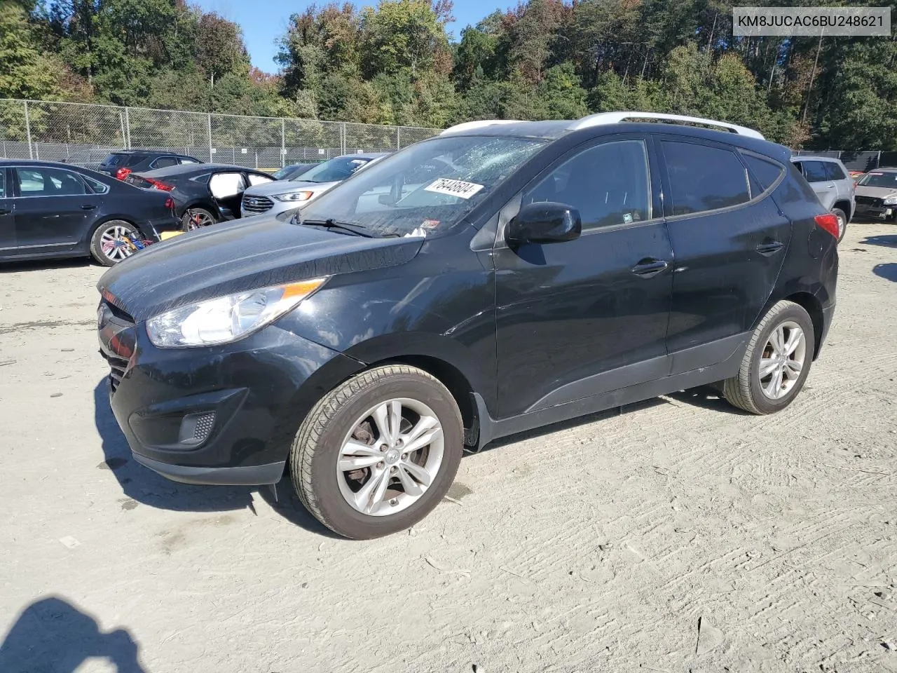 2011 Hyundai Tucson Gls VIN: KM8JUCAC6BU248621 Lot: 76448604