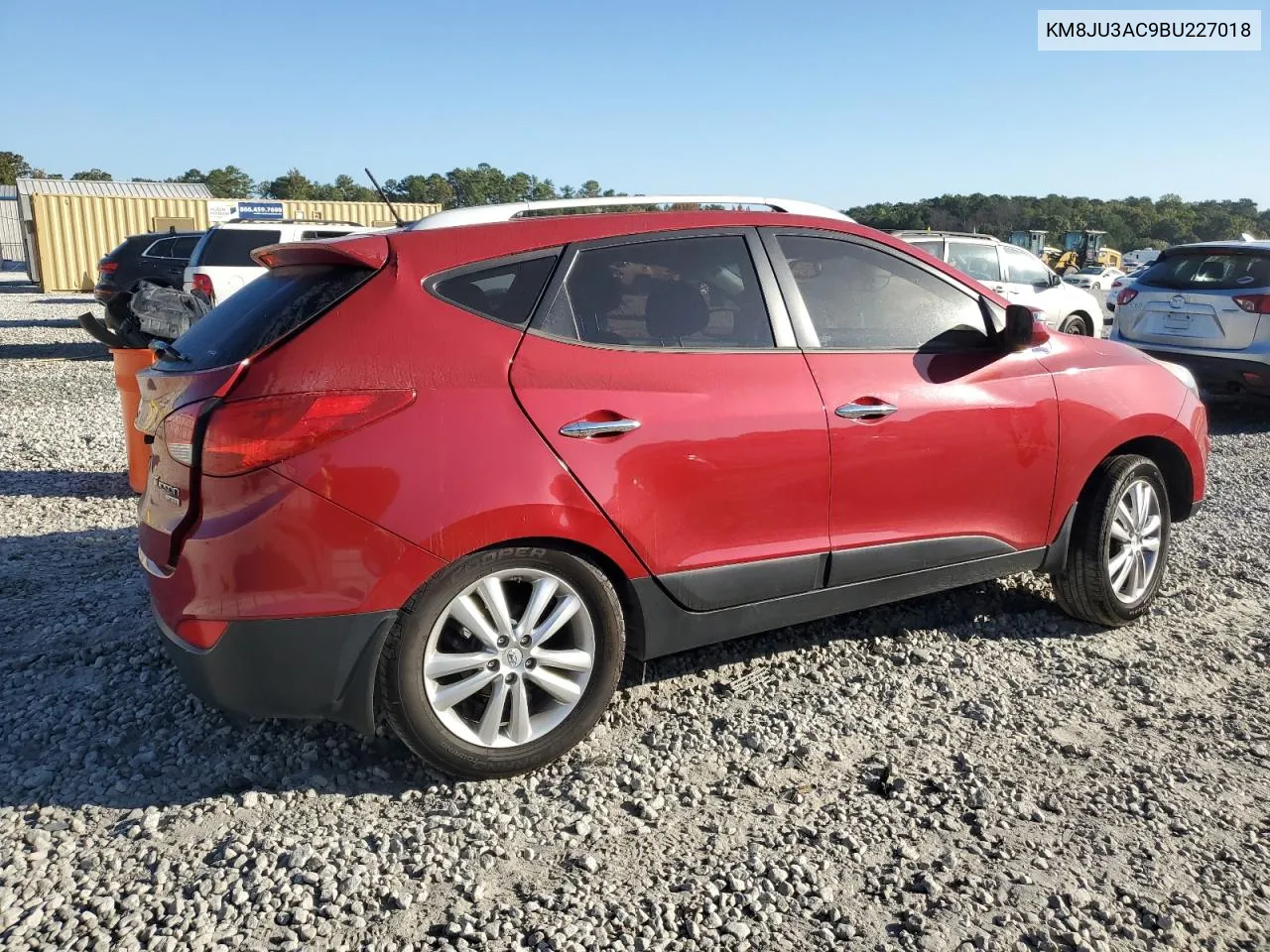 2011 Hyundai Tucson Gls VIN: KM8JU3AC9BU227018 Lot: 77373184