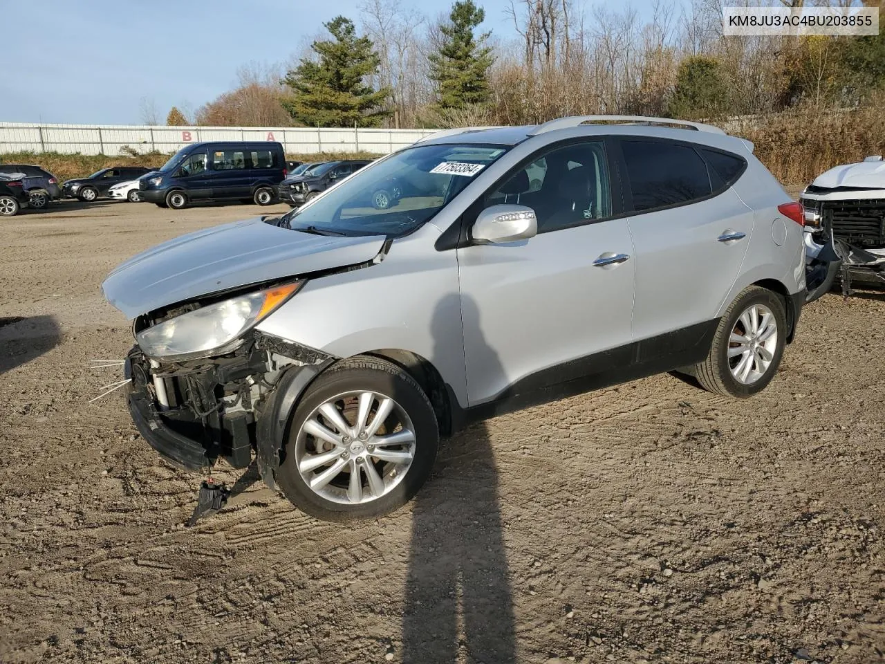 2011 Hyundai Tucson Gls VIN: KM8JU3AC4BU203855 Lot: 77503364