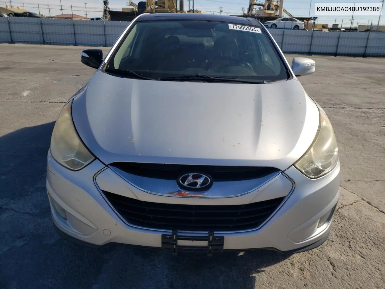 2011 Hyundai Tucson Gls VIN: KM8JUCAC4BU192386 Lot: 77605304