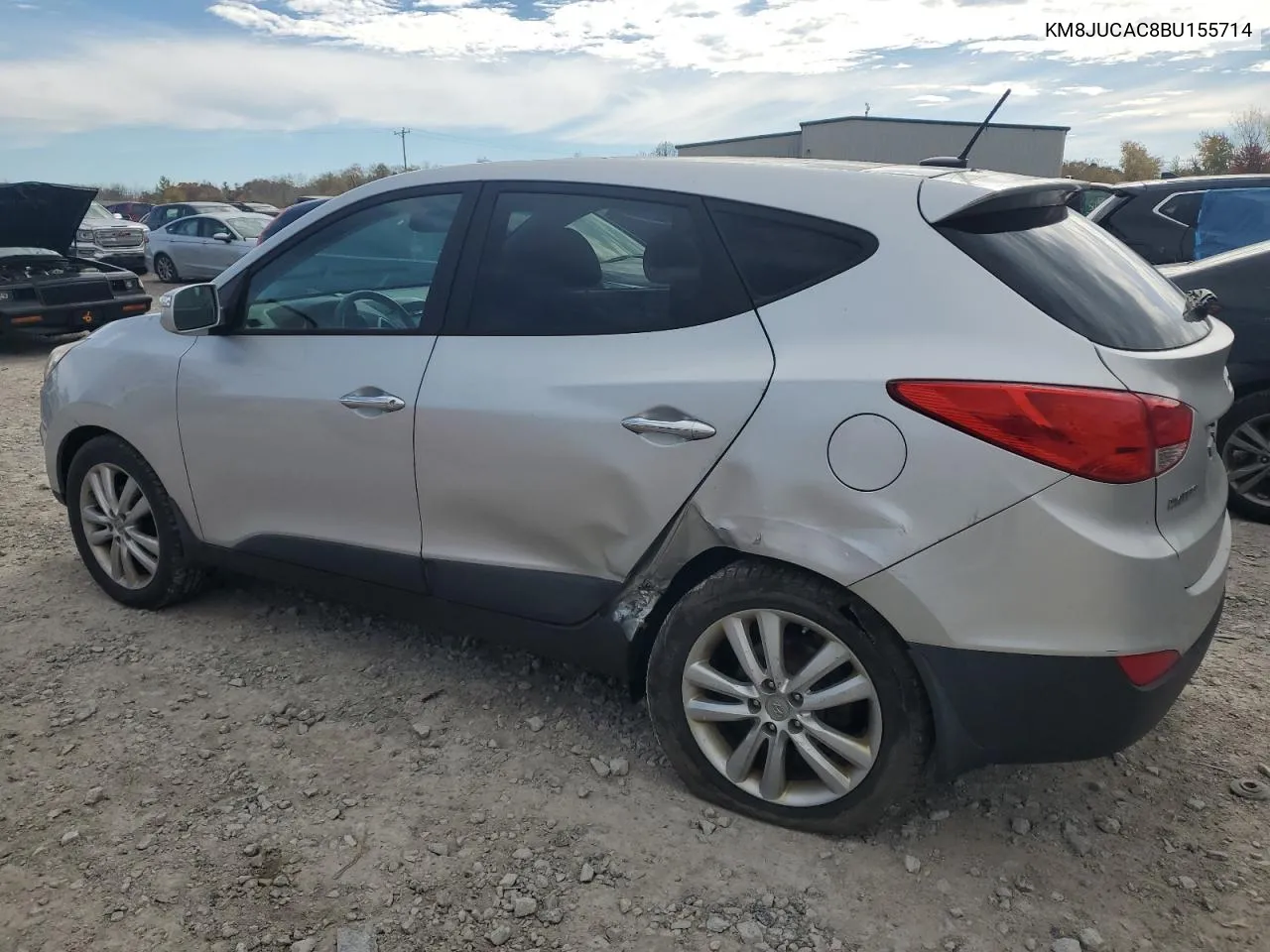 2011 Hyundai Tucson Gls VIN: KM8JUCAC8BU155714 Lot: 77749524