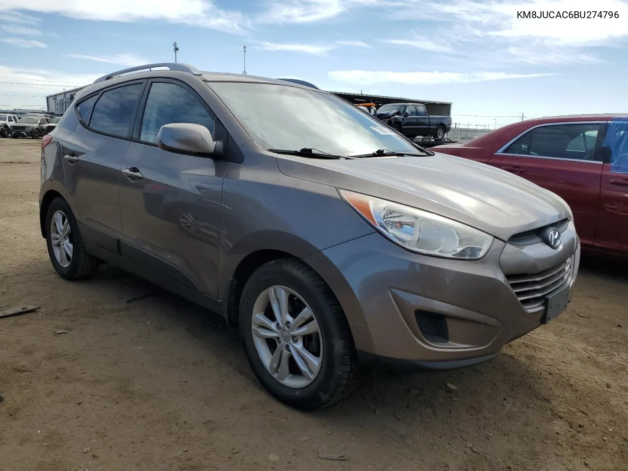 2011 Hyundai Tucson Gls VIN: KM8JUCAC6BU274796 Lot: 77893734