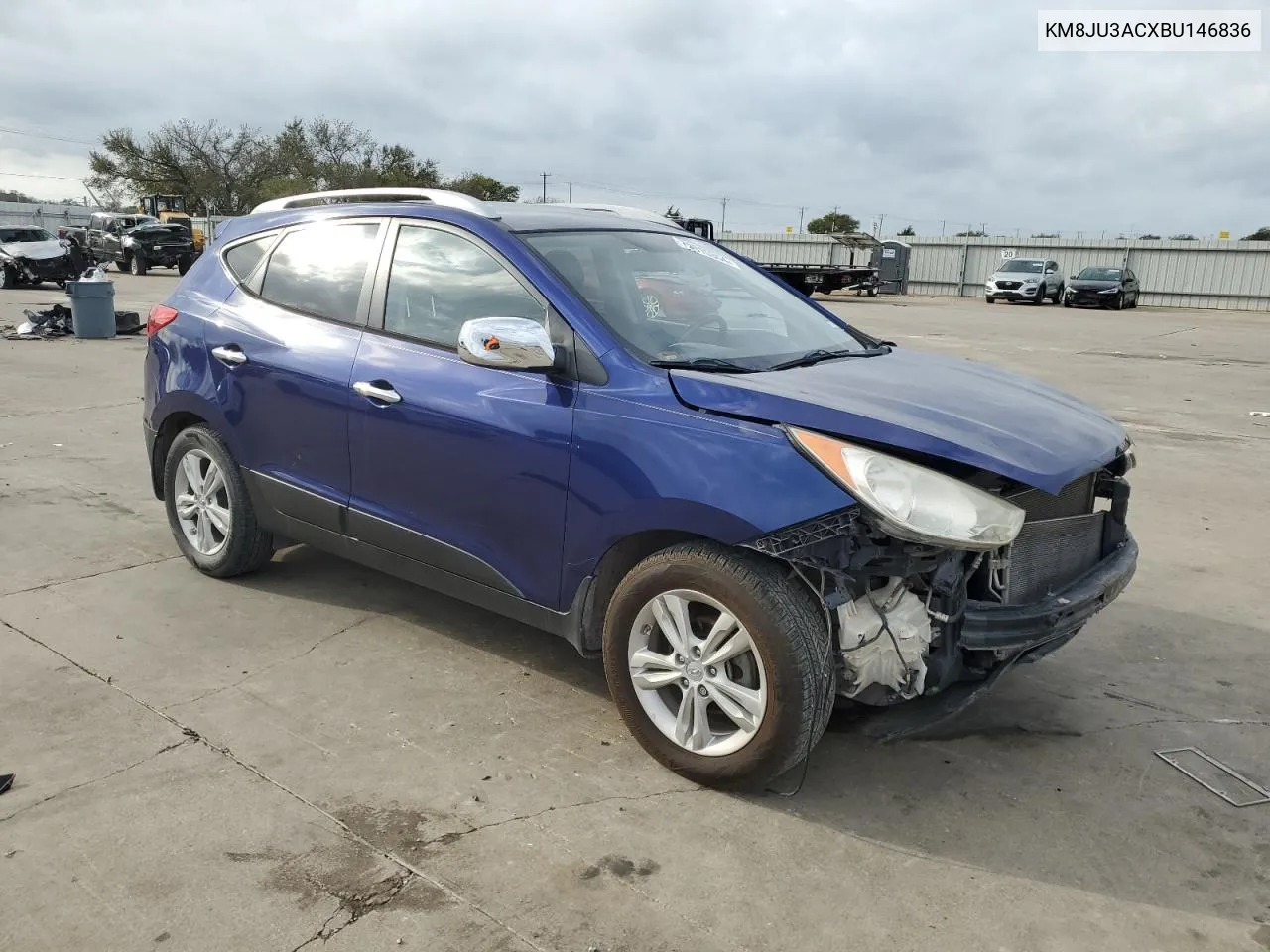 2011 Hyundai Tucson Gls VIN: KM8JU3ACXBU146836 Lot: 79015354