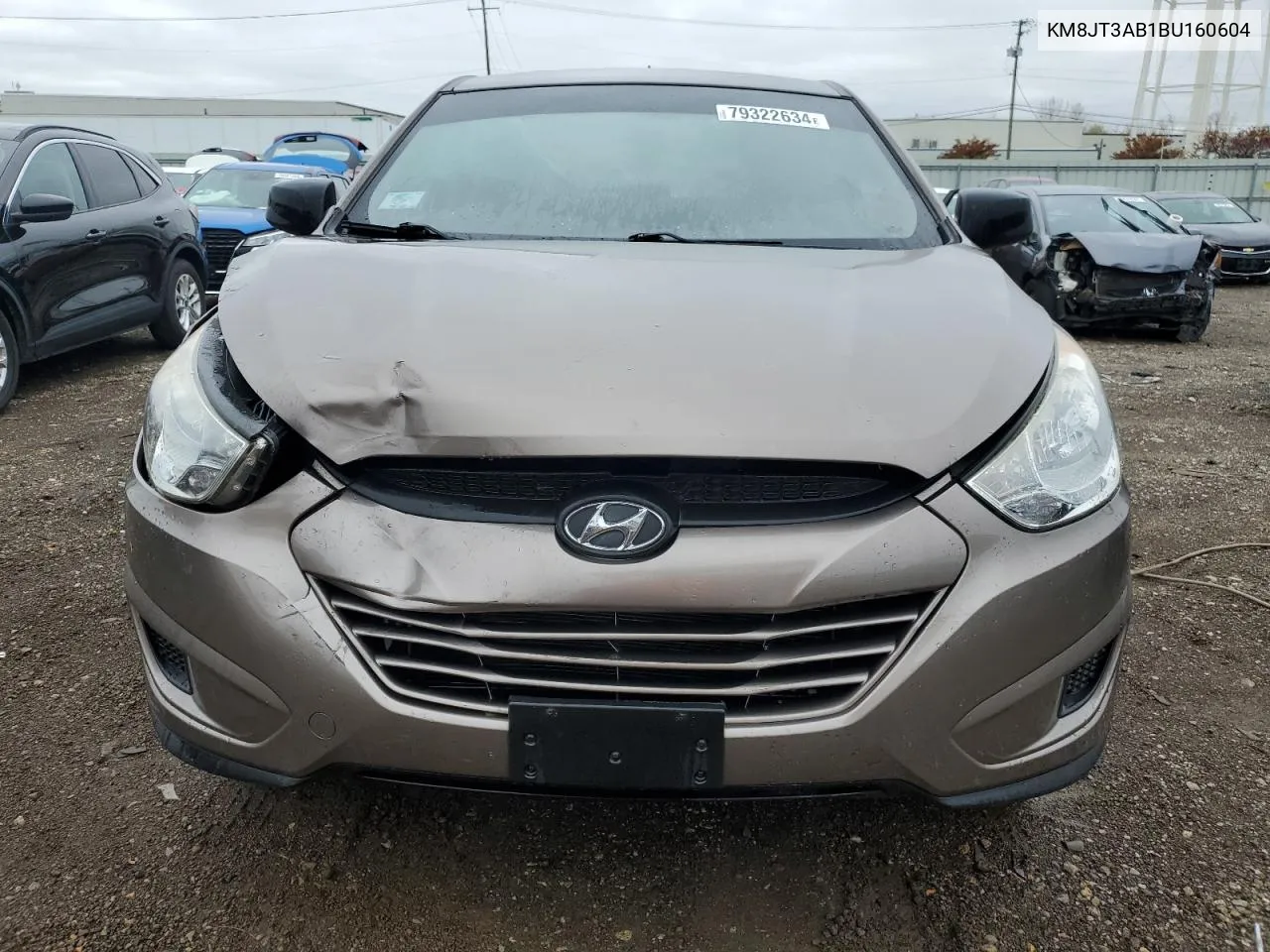 2011 Hyundai Tucson Gl VIN: KM8JT3AB1BU160604 Lot: 79322634