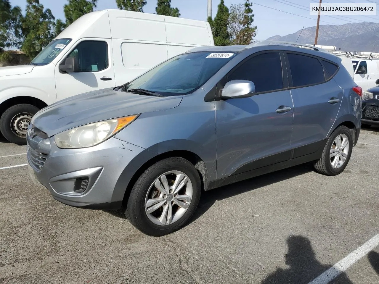 2011 Hyundai Tucson Gls VIN: KM8JU3AC3BU206472 Lot: 79687874