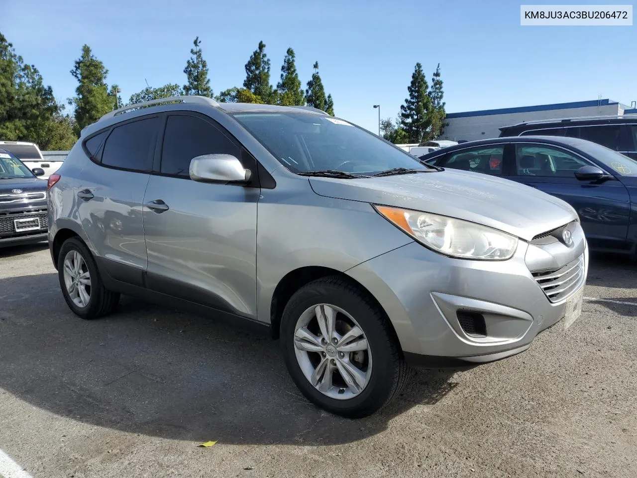 2011 Hyundai Tucson Gls VIN: KM8JU3AC3BU206472 Lot: 79687874