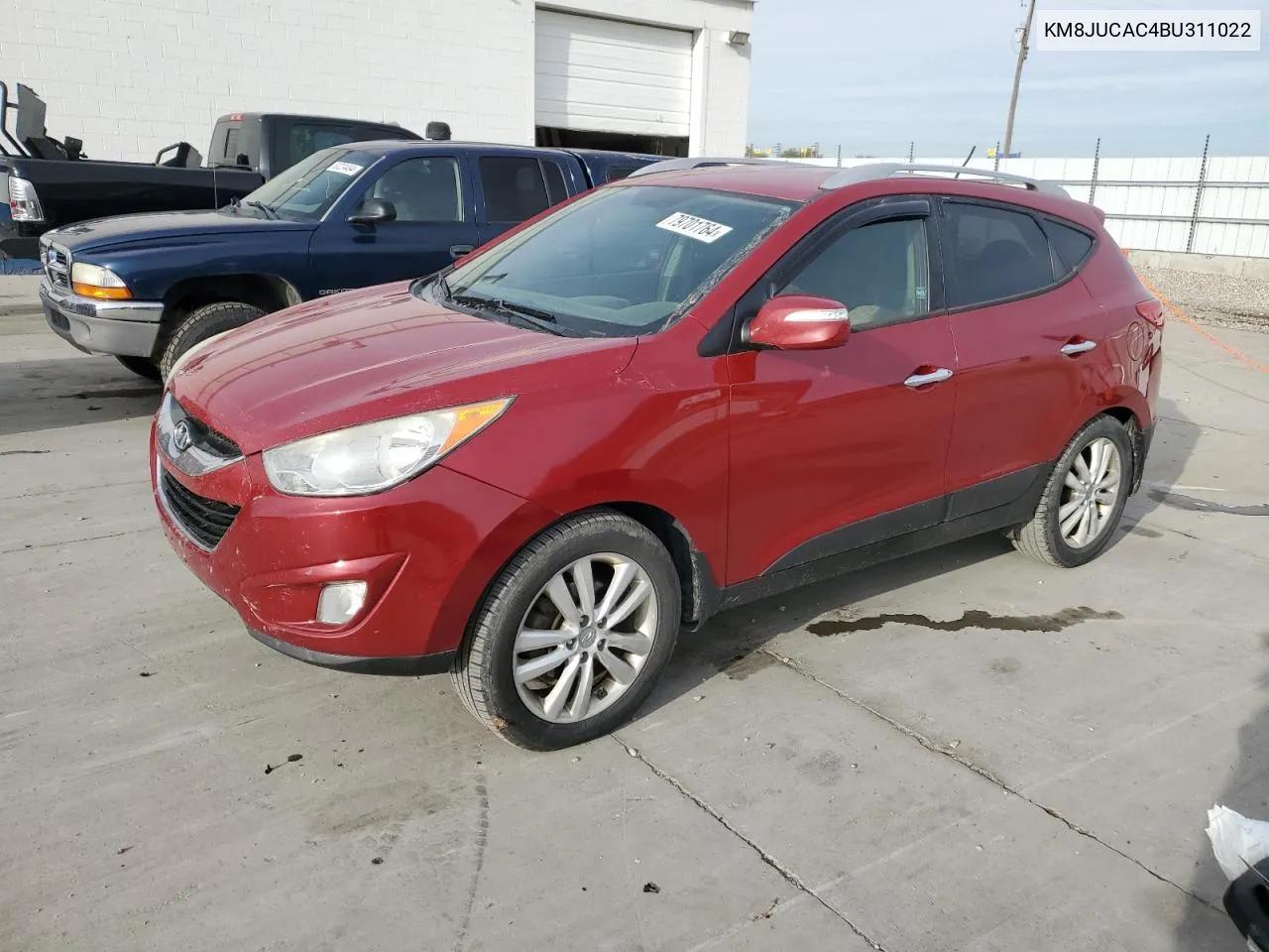 2011 Hyundai Tucson Gls VIN: KM8JUCAC4BU311022 Lot: 79701764